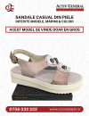 Sandale de damă, casual, din piele