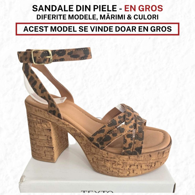Sandale damă din piele