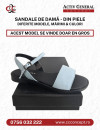 Sandale de damă, din piele, EN GROS