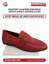 Pantofi de damă tip LOAFERS, din piele