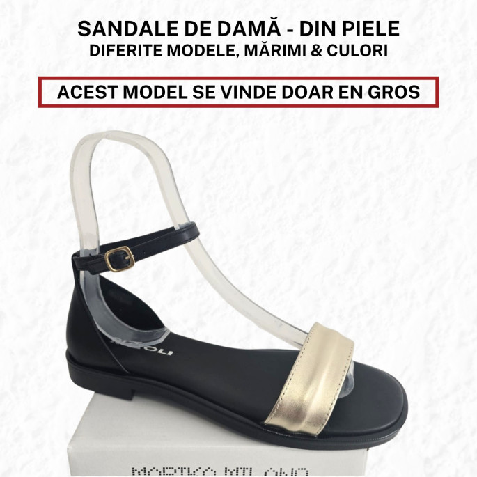 Sandale damă din piele - model S11