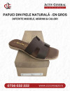 Papuci de damă, din piele naturală