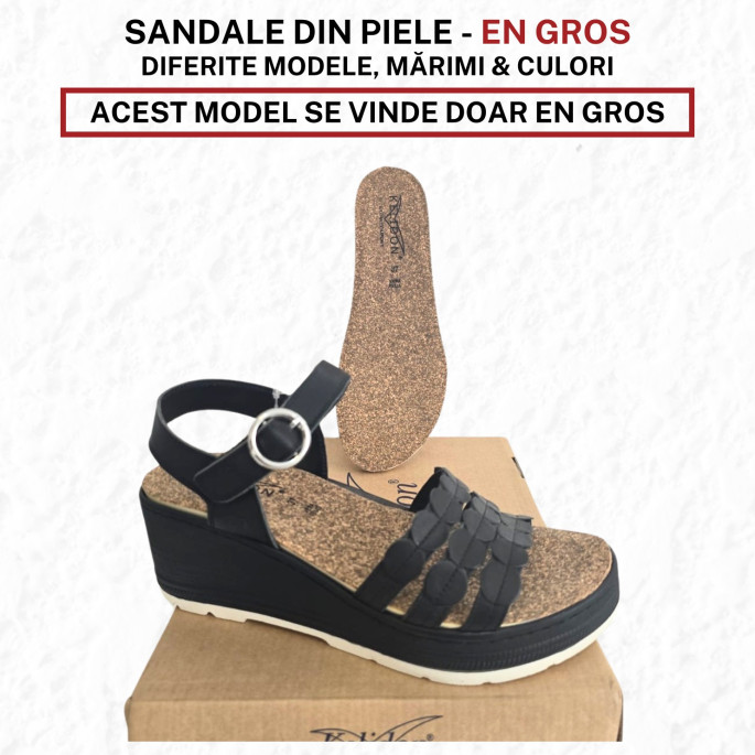Sandale damă din piele - model S22