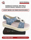 Sandale de damă, casual, din piele