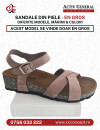 Sandale de damă, din piele